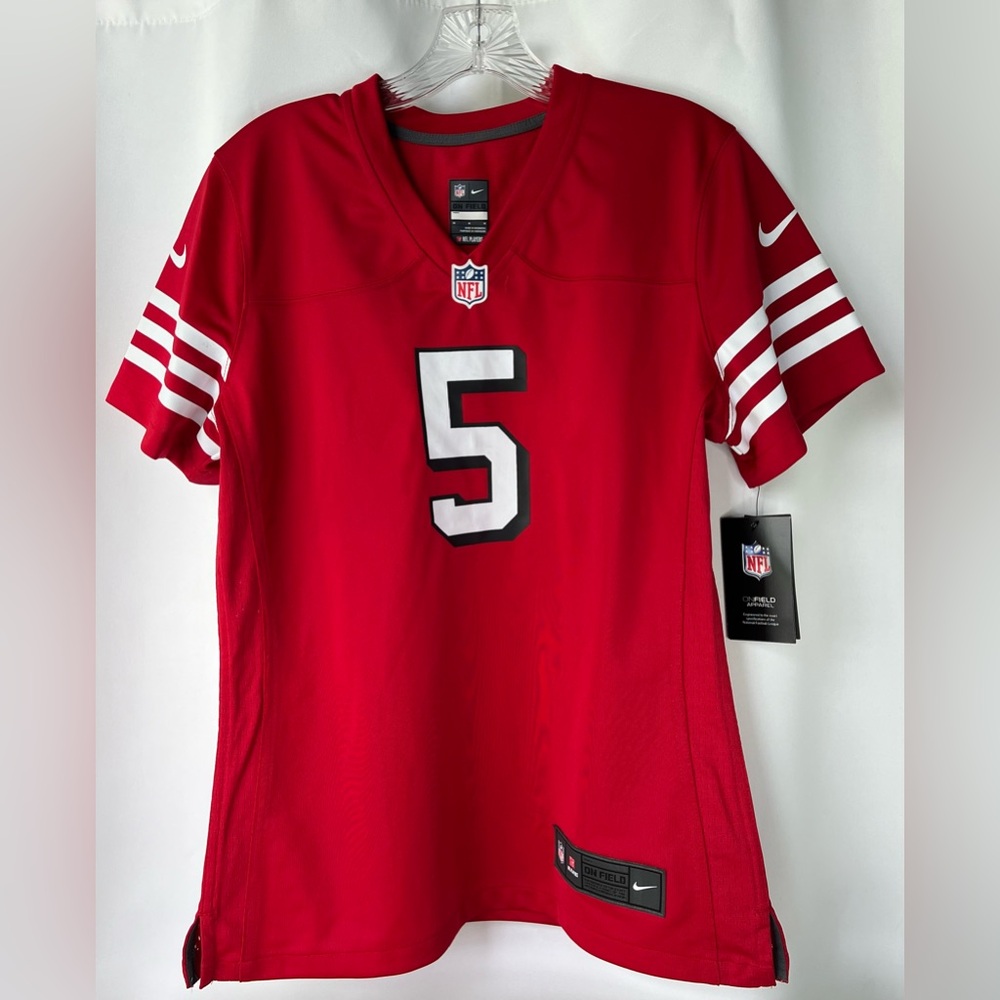 Women’s Nike Trey Lance Scarlet San Francisco 49ers Alternate Game Jersey Size:M - Picture 2 of 15